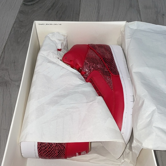 Men’s Nik Air Python LUX SP University Red and white - Picture 4 of 10